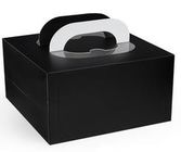 Customized Shape Kraft Paper Box With Handle Environmental Friendly