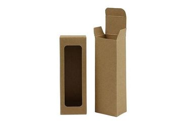 Decorative Cosmetic Packaging Boxes Skin Care Packaging With Clear PVC Window