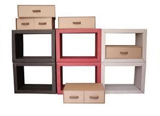 Portable Paper Folding Furniture Offset printing Eco Friendly For Bedroom